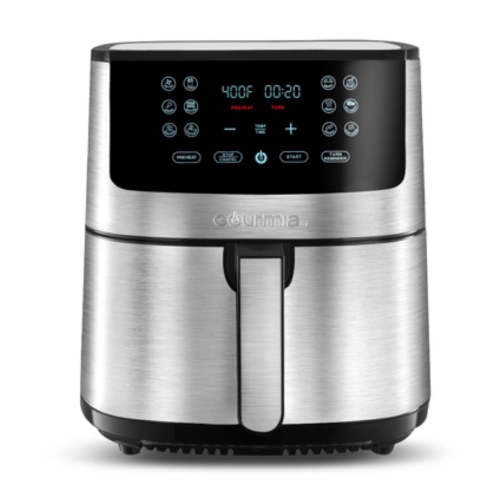 GOURMIA Stainless Steel Digital Air Fryer, 8-Quart